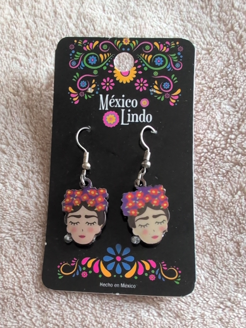 Frida Kahlo Floral Drop Earrings🌺.